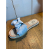 Blauwe strik slipper